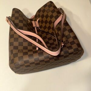 LV Cross body bag Neo-noe Damier Ébène Brown